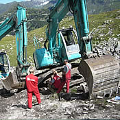 Erdbewegung in Kaprun